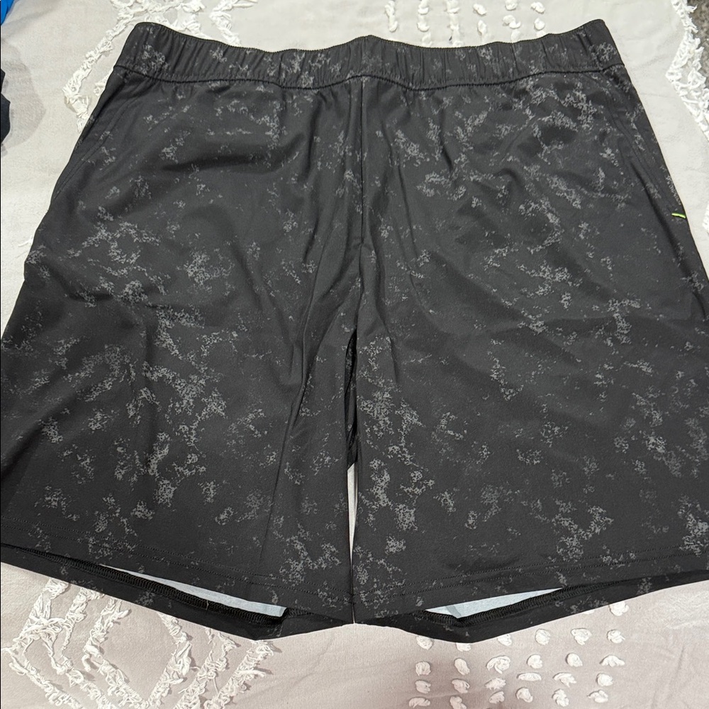 WITH Men’s Adam Short 8” Algae Ink Black Athletic Shorts